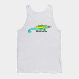 Jackson's chameleon cartoon illustration Tank Top